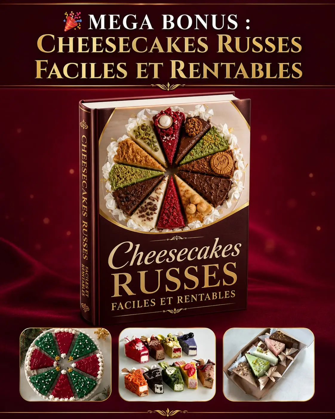 Mockup Ebook Cheesecakes Russes